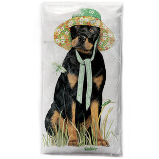 Garden Dog Towels