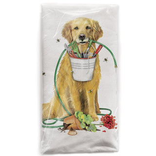 Garden Dog Towels