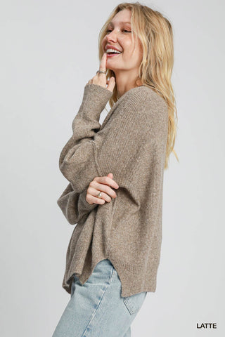 Wool Blend Pullover Sweater