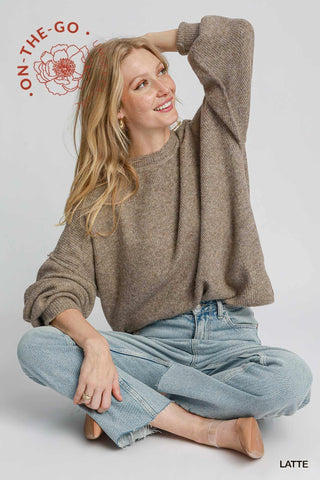 Wool Blend Pullover Sweater