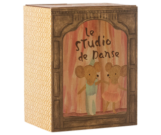 Ballet Mice in Dance Studio - Little Sister and Brother