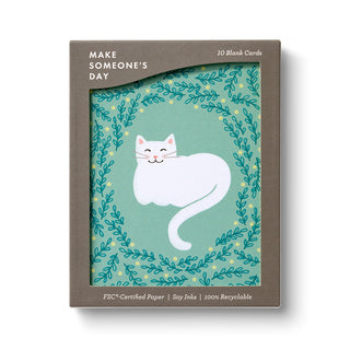 Boxed Cards- Cuddly Cat 10CT