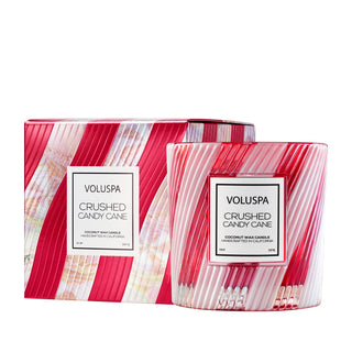 Voluspa Crushed Candy Cane 12 oz Luxe Classic Candle