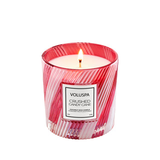 Voluspa Crushed Candy Cane 12 oz Luxe Classic Candle