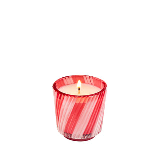 Voluspa Crushed Candy Cane 2.5 oz Pedestal Ornament Candle