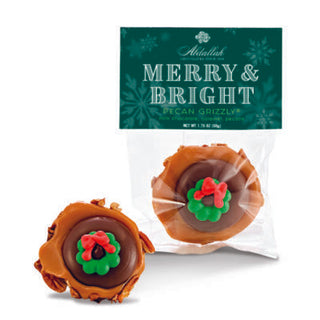 Wreath Pecan Grizzly- Milk Chocolate Caramel- 1.75oz.