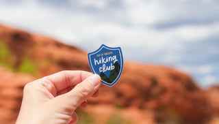 Out of Breath Hiking Club Sticker
