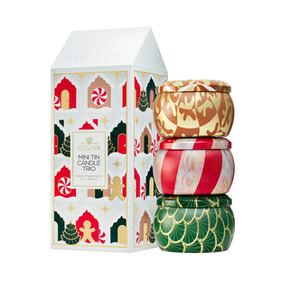 Voluspa Holiday Mini Tin Trio