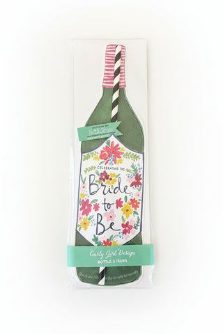 Bride to Be Bottle Straw