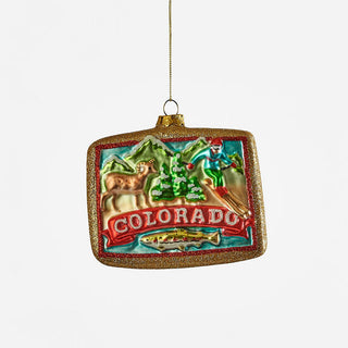 Colorado Glass Ornament