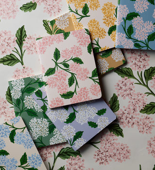 Hydrangea Pocket Notebook Boxed Set