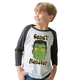 Kid's Candy Monster 3/4 Sleeve