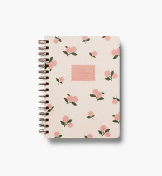 Pink Hydrangea Spiral Notebook