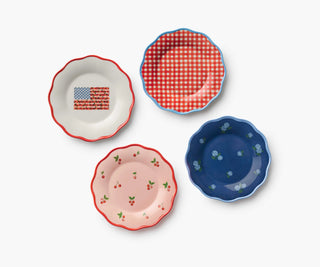 Americana Melamine Assorted Dessert Plates