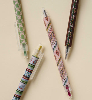 Paisley Gel Pen Set of 4