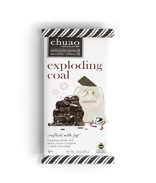 Exploding Coal Chocolate