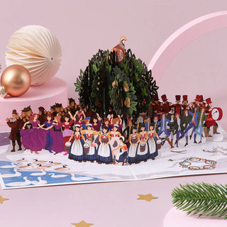 Twelve Days Of Christmas Pop Up Card