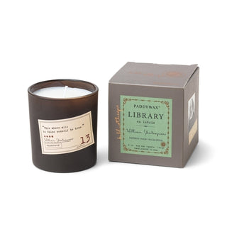 Library Boxed Glass Candle