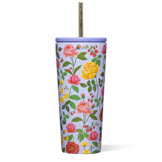 Cold Cup 24 oz Rifle Paper Roses Purple
