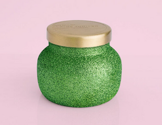 Alpine Juniper Green Glitter 8oz Candle