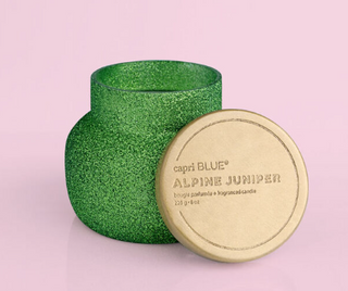 Alpine Juniper Green Glitter 8oz Candle