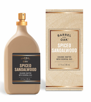 Natural Fragrance Cologne- Spiced Sandalwood