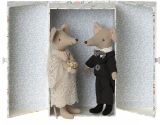Wedding Mice Couple Box