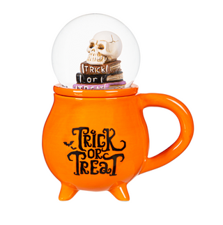 Trick Or Treat Ceramic Cup w/Water Globe