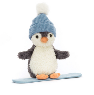 Jellycat Peanut Penguin Snowboarder Small