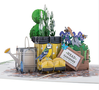 Spring Gardner Pop Up Card