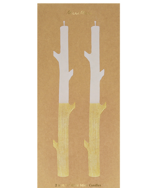 Gold Dipped Stick Candles