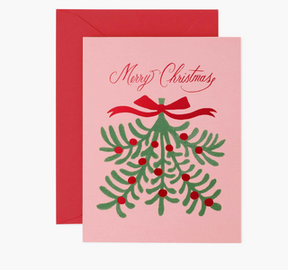 Merry Christmas Mistletoe Card