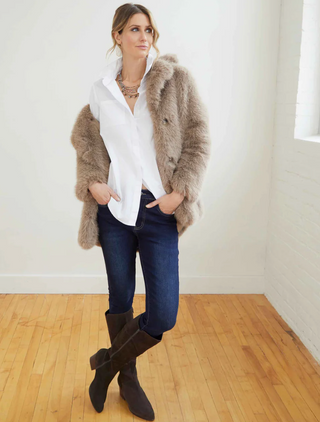 Whitney Faux Fur Coat