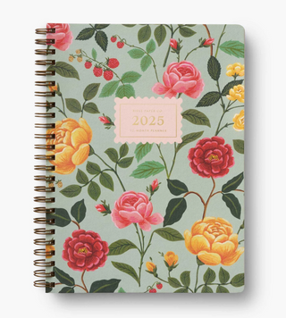 2025 Roses Softcover Spiral Planner