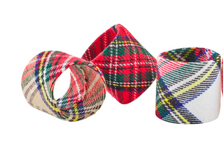 Christmas Tartan Napkin Ring