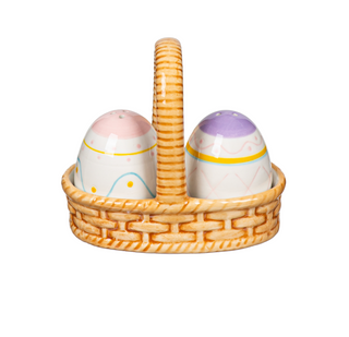 Easter Egg Basket Salt & Pepper