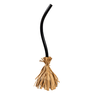 Broom with Movement Fabric Table Decor