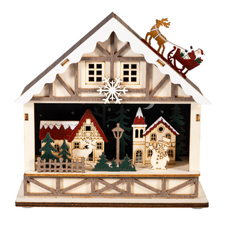 Holiday Scene Table Decor