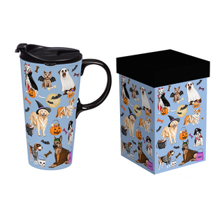 Happy Hauntings Dogs Ceramic Mug