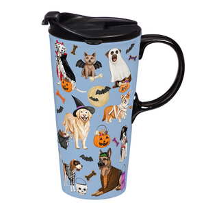 Happy Hauntings Dogs Ceramic Mug