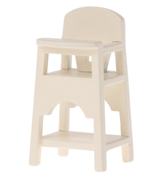 Maileg High Chair Mouse, Off White