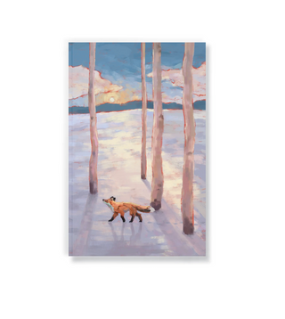 Snowbound Fox Notebook