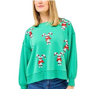 Millie Candy Cane Sweatshirt