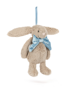 Jellycat Bashful Beige Bunny Decoration