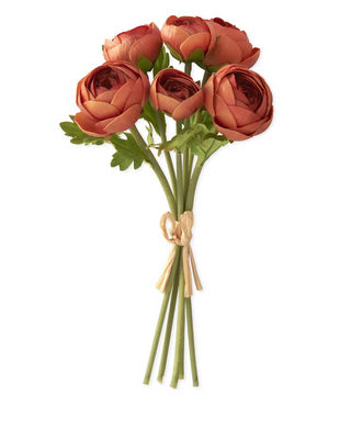 Dark Orange Ranunculus Bundle