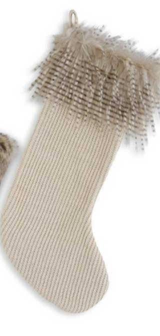 Fabric Stockings with Fur