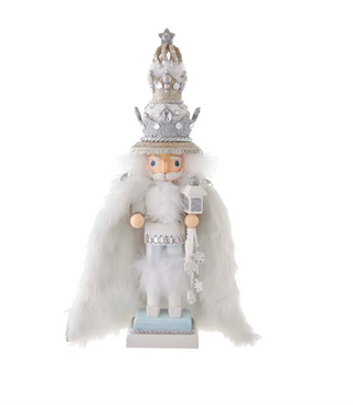 White Fur King Nutcracker