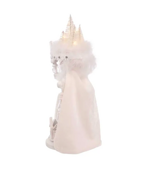 LED White King Nutcracker