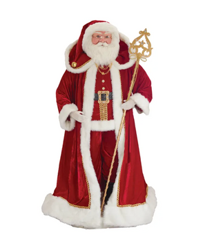 Elegant Santa With Staff