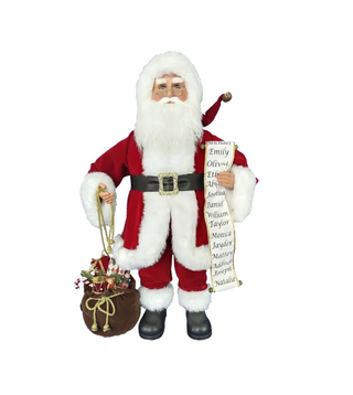 Santa With List